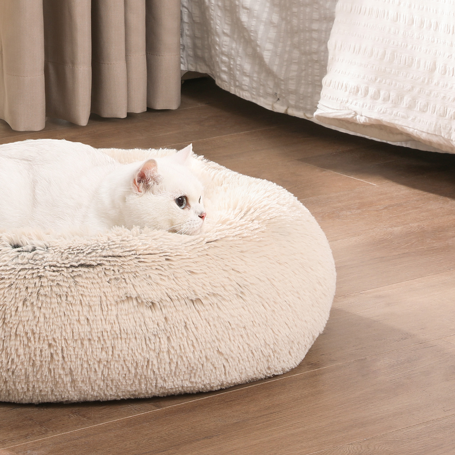 Feandrea Dog Bed Ø 50 cm Softly Padded - Image 9