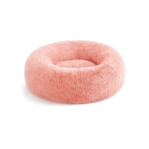 Feandrea hundbädd fluffig lång plysch rosa