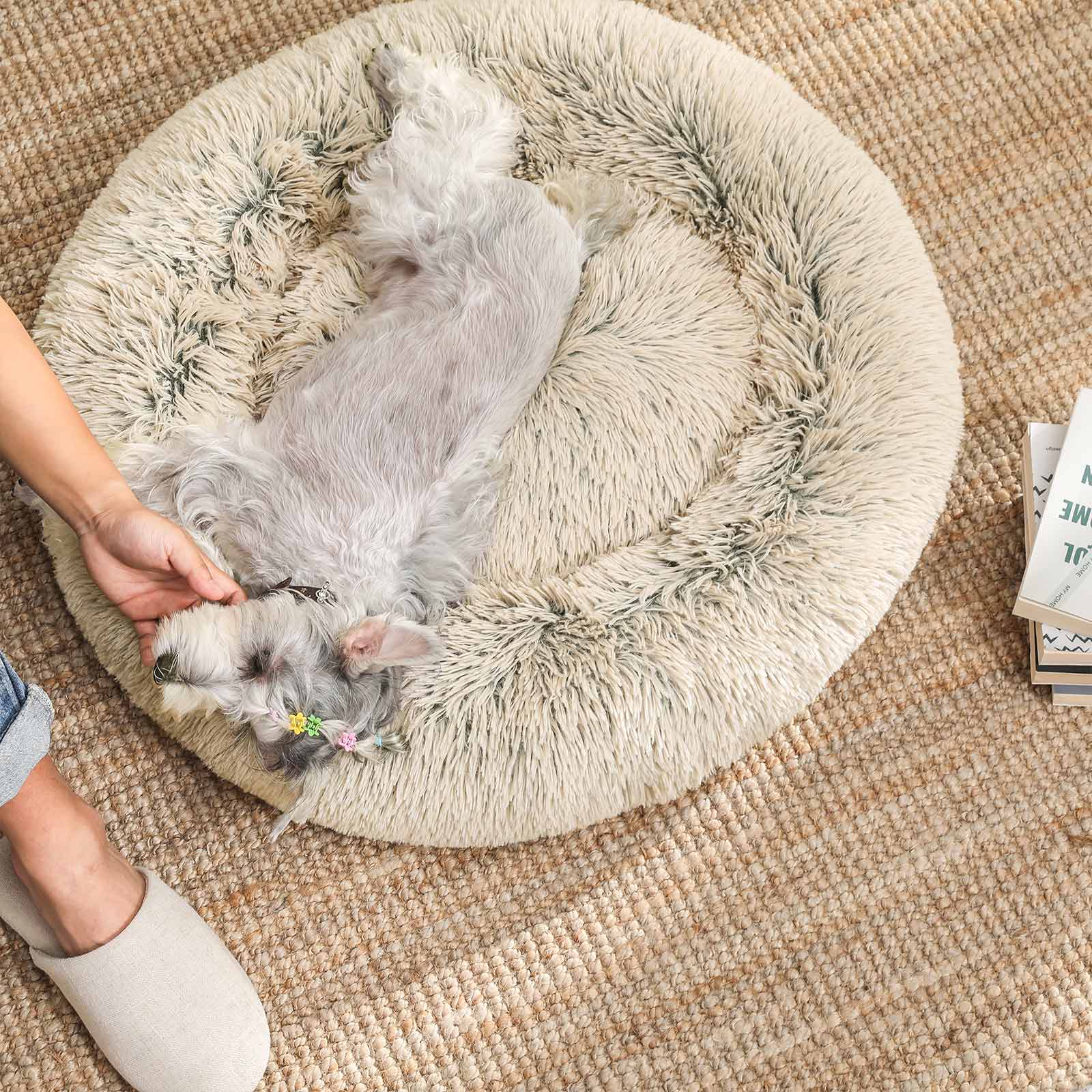 Feandrea hundbädd khaki - Bild 3