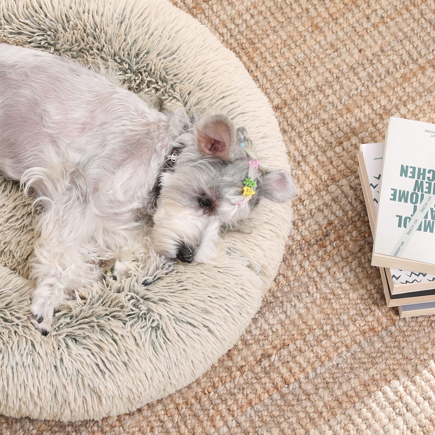 Feandrea hundbädd fluffig Ø 70 cm - Bild 8