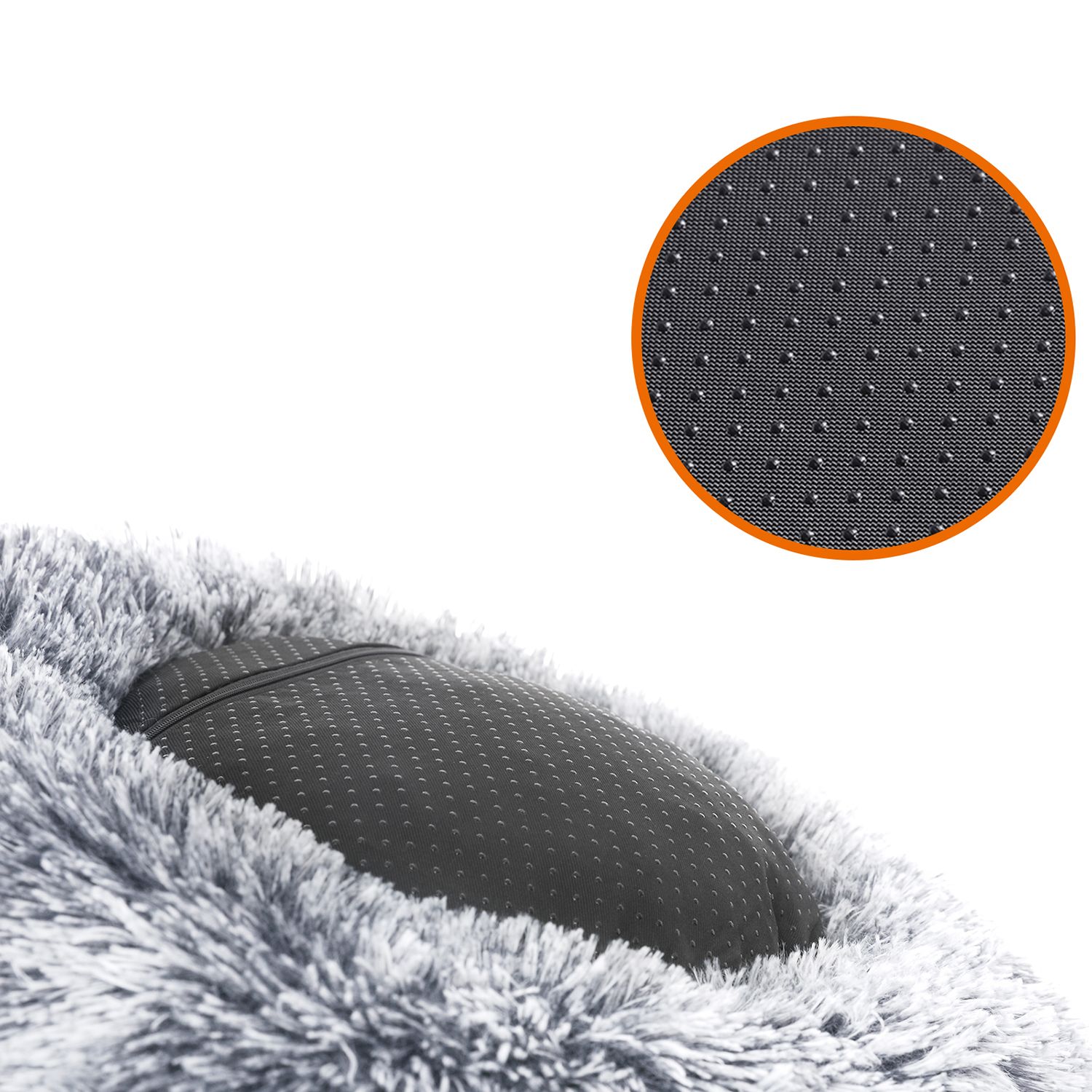 Feandrea Dog Bed Ø 80 cm Softly Padded - Image 5
