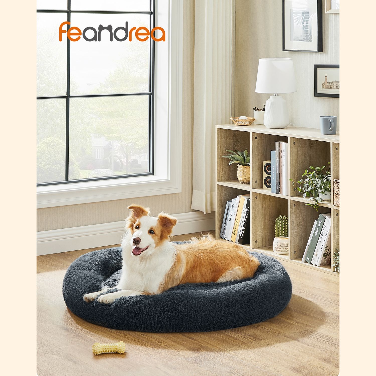 Feandrea Fluffig kattbädd Ø 100 cm - Bild 3
