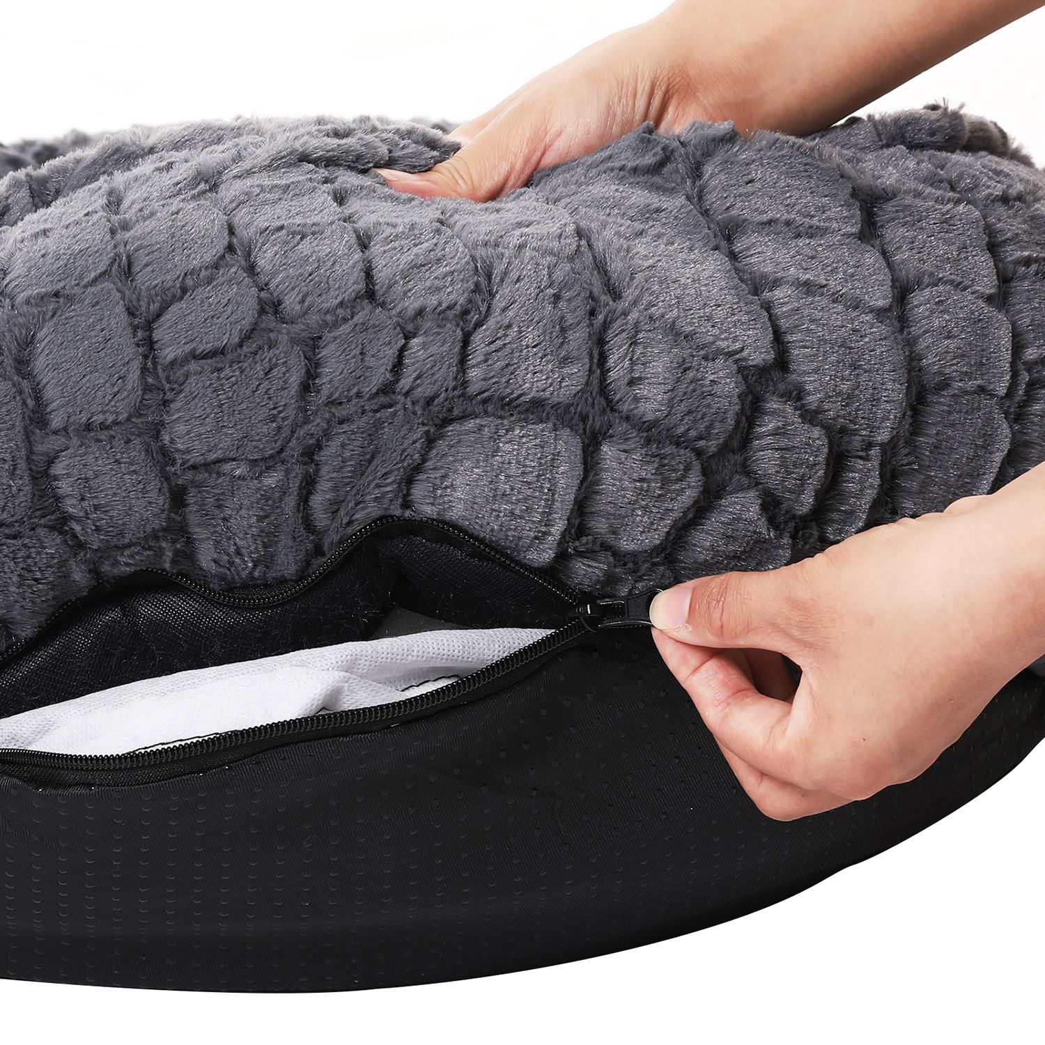 Feandrea Cat Bed Ø 50 cm made of soft plush - Image 7