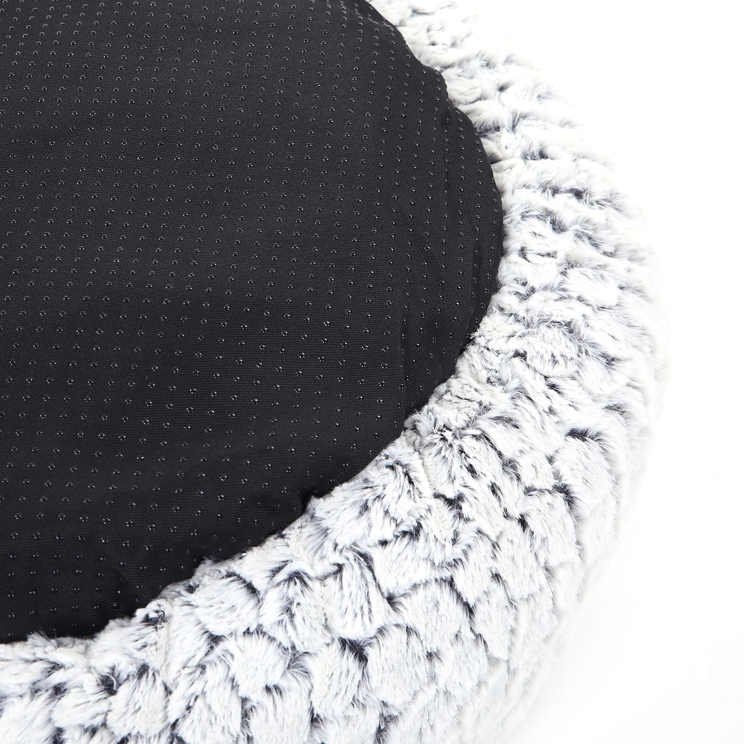 Feandrea dog bed Ø 58.5 cm made of soft plush - Image 7