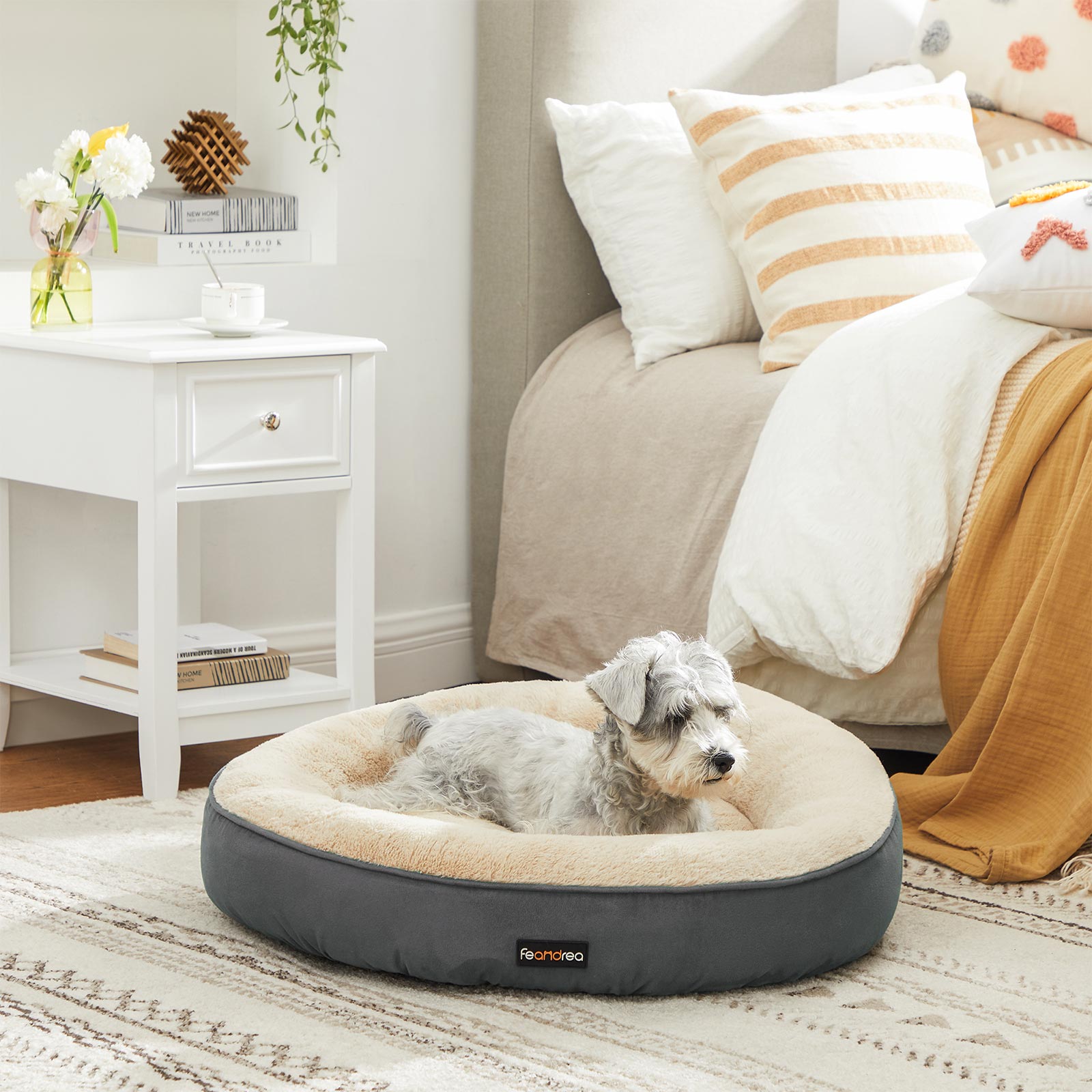Feandrea Dog Bed Dark Gray - Image 2