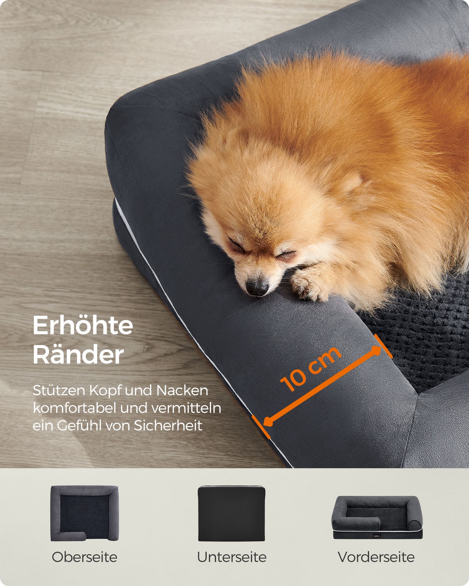 Feandrea dog bed cover removable and washable - Image 4