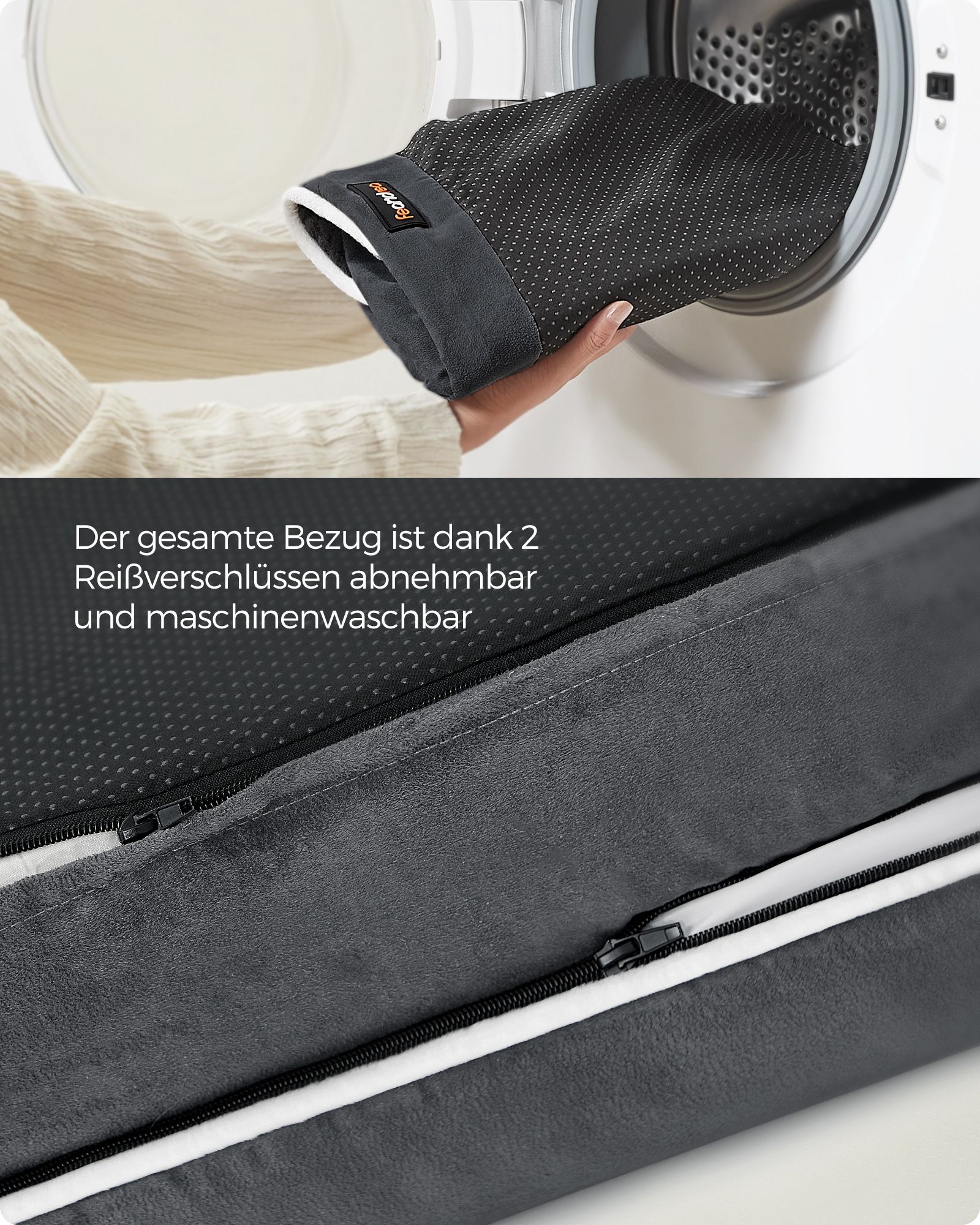 Feandrea dog bed cover removable and washable - Image 7