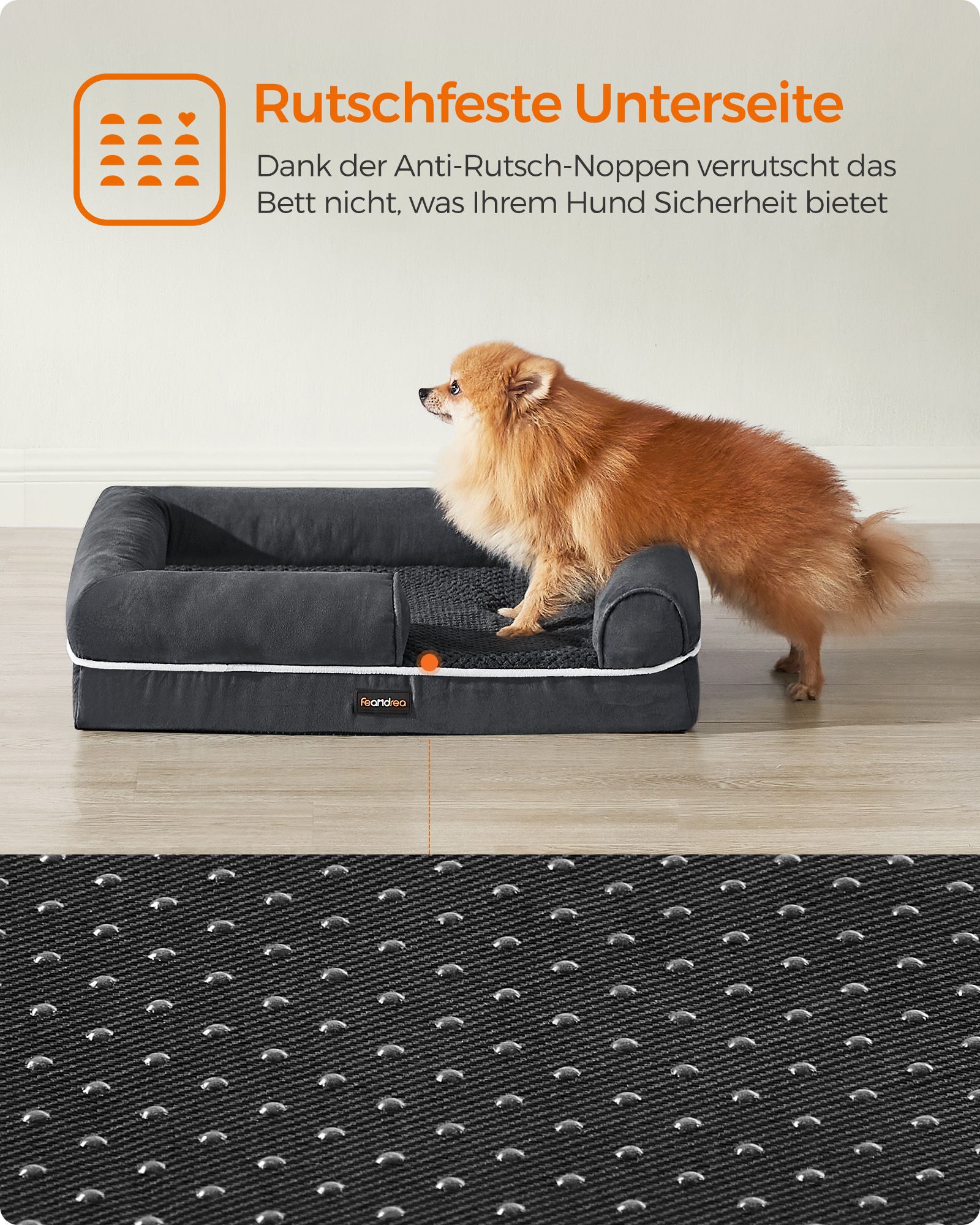 Feandrea dog bed cover removable and washable - Image 8