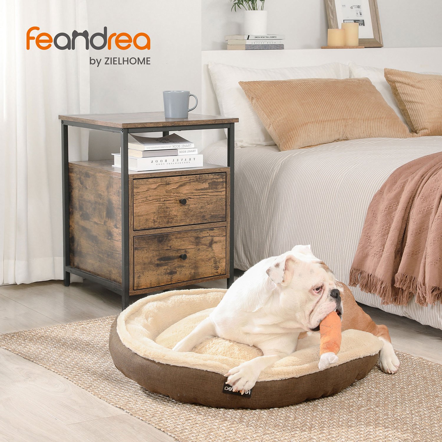 Feandrea donut-shaped cat bed Ø 75 cm - Image 4