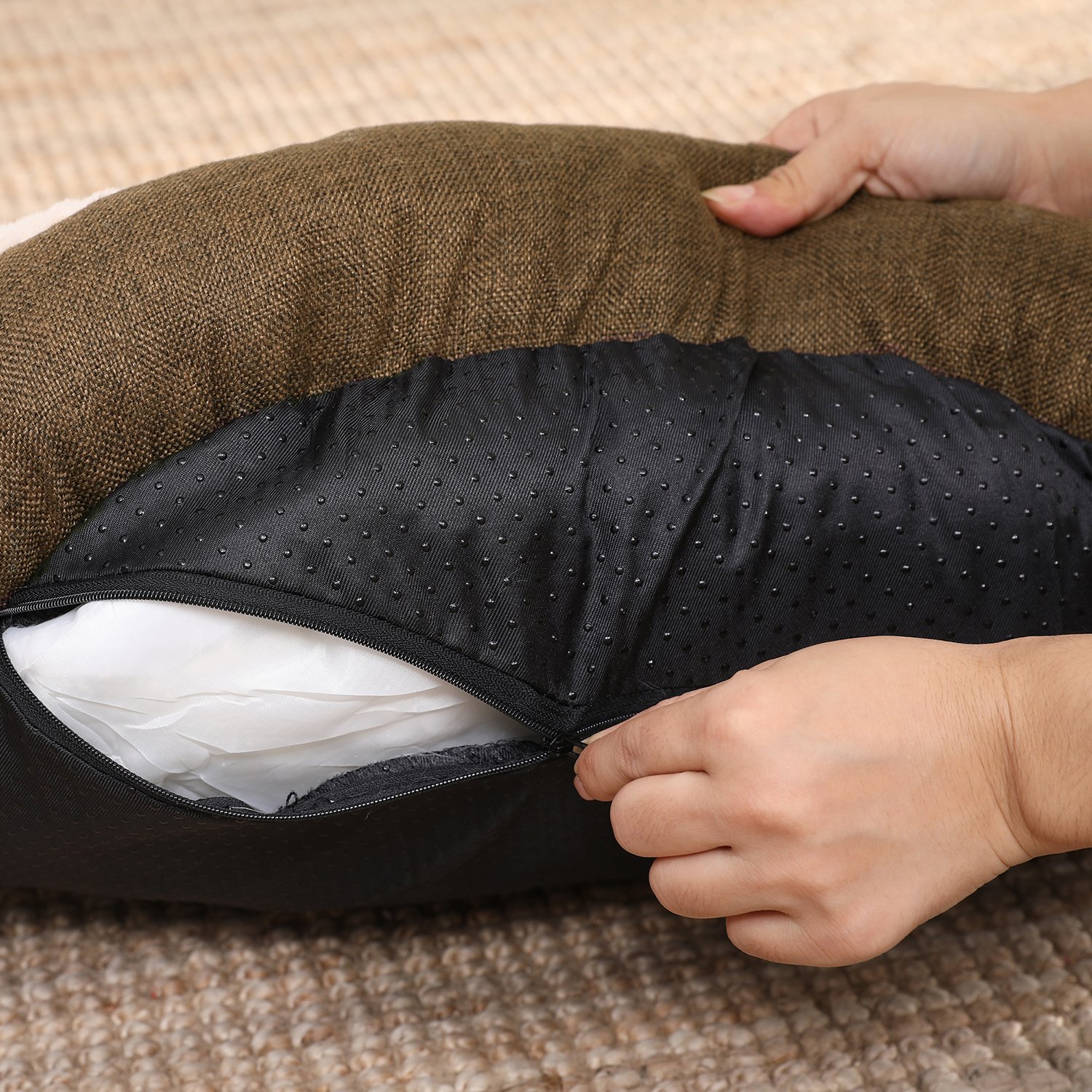 Feandrea donut-shaped cat bed Ø 75 cm - Image 6