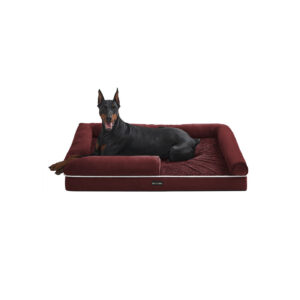 Feandrea Ortop?disk hundeseng med aftageligt puder 120 x 85 x 20 cm b?rr?d