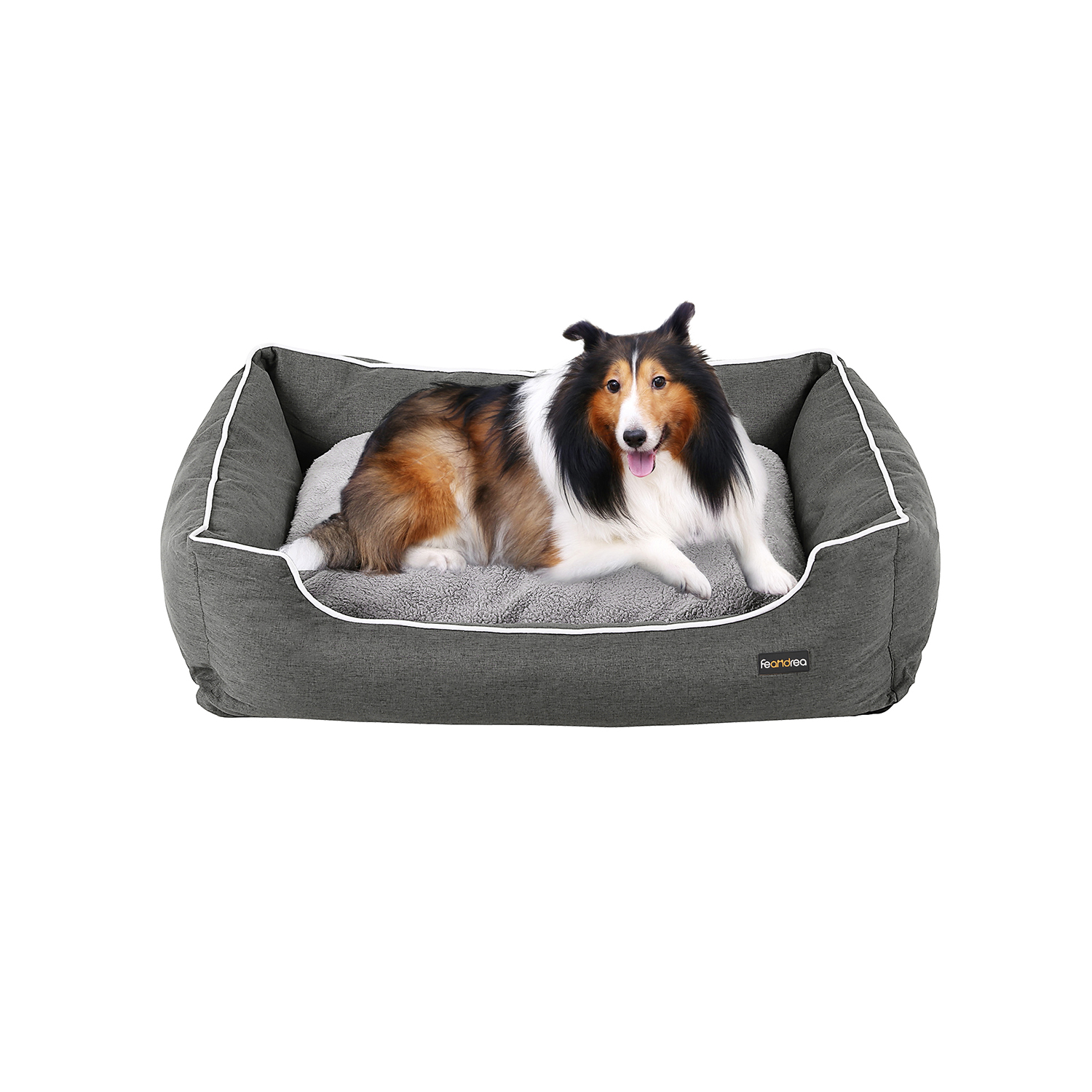 Feandrea hundbädd 100 x 70 cm med kudde - Bild 8