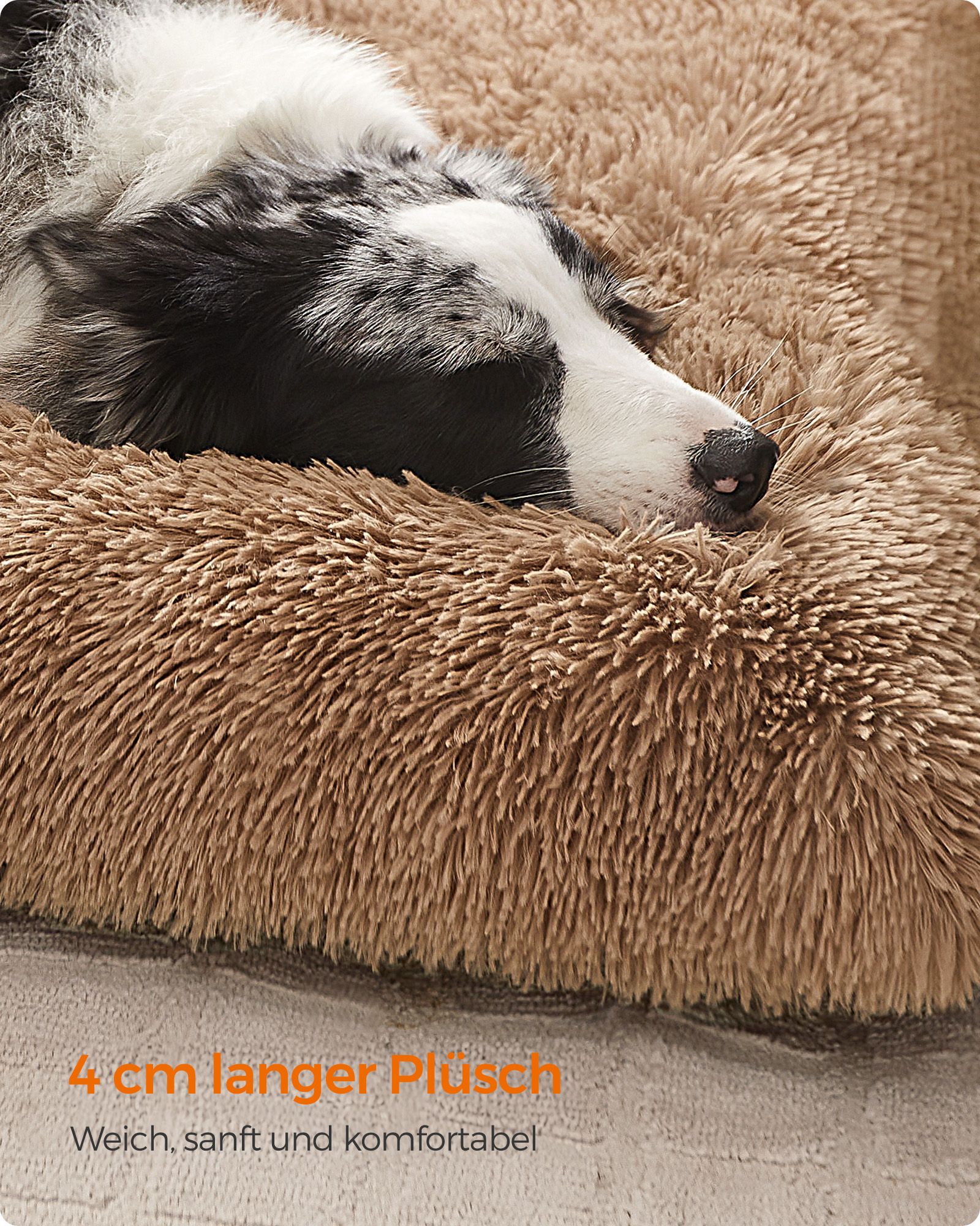 Feandrea hundbädd med mjuk stoppning 122 x 74 cm - Bild 3