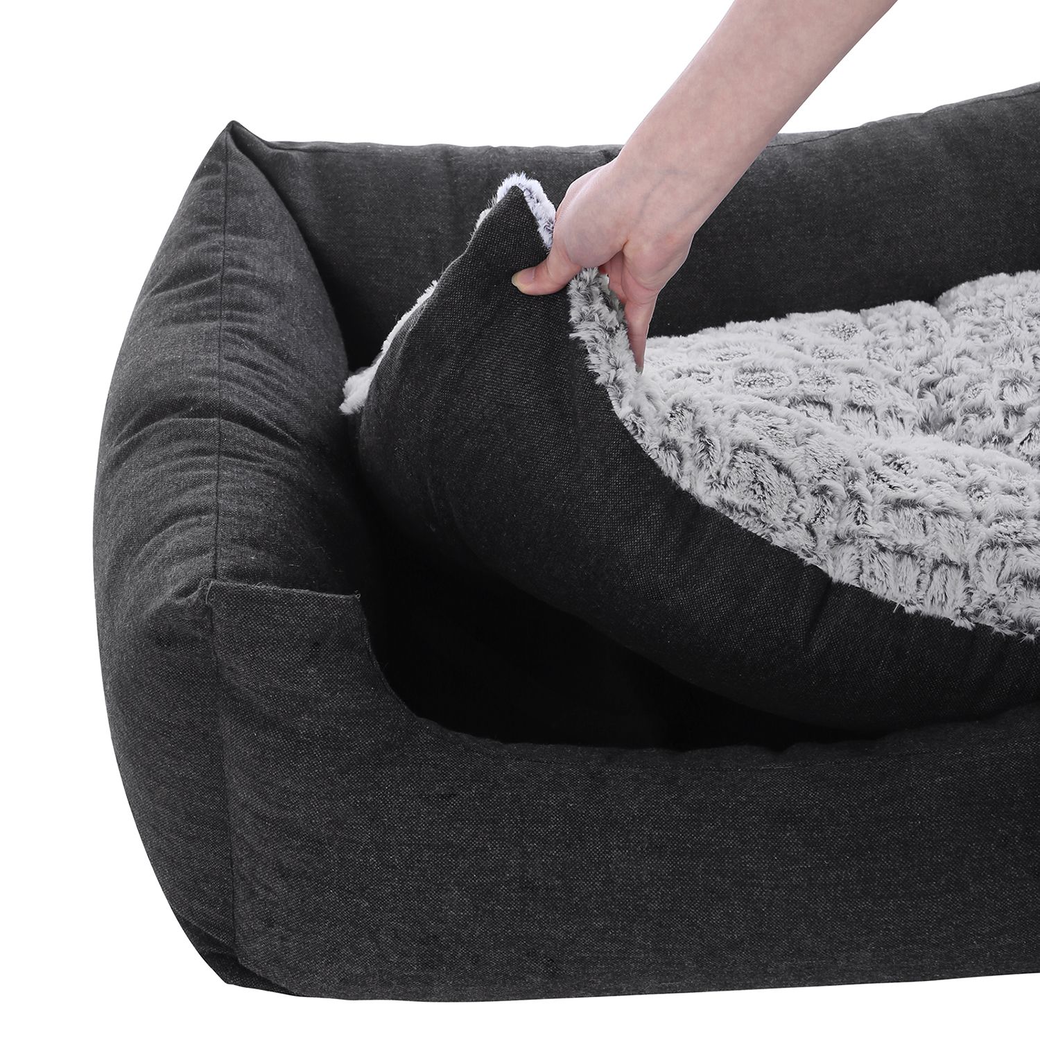 Feandrea koiranpeti käännettävällä tyynyllä 60 x 50 x 20 cm - Image 3