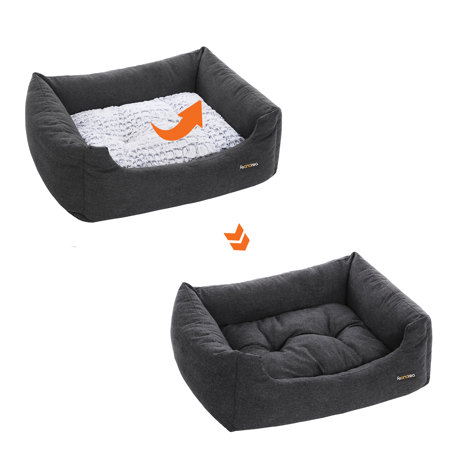Feandrea koiranpeti käännettävällä tyynyllä 60 x 50 x 20 cm - Image 8