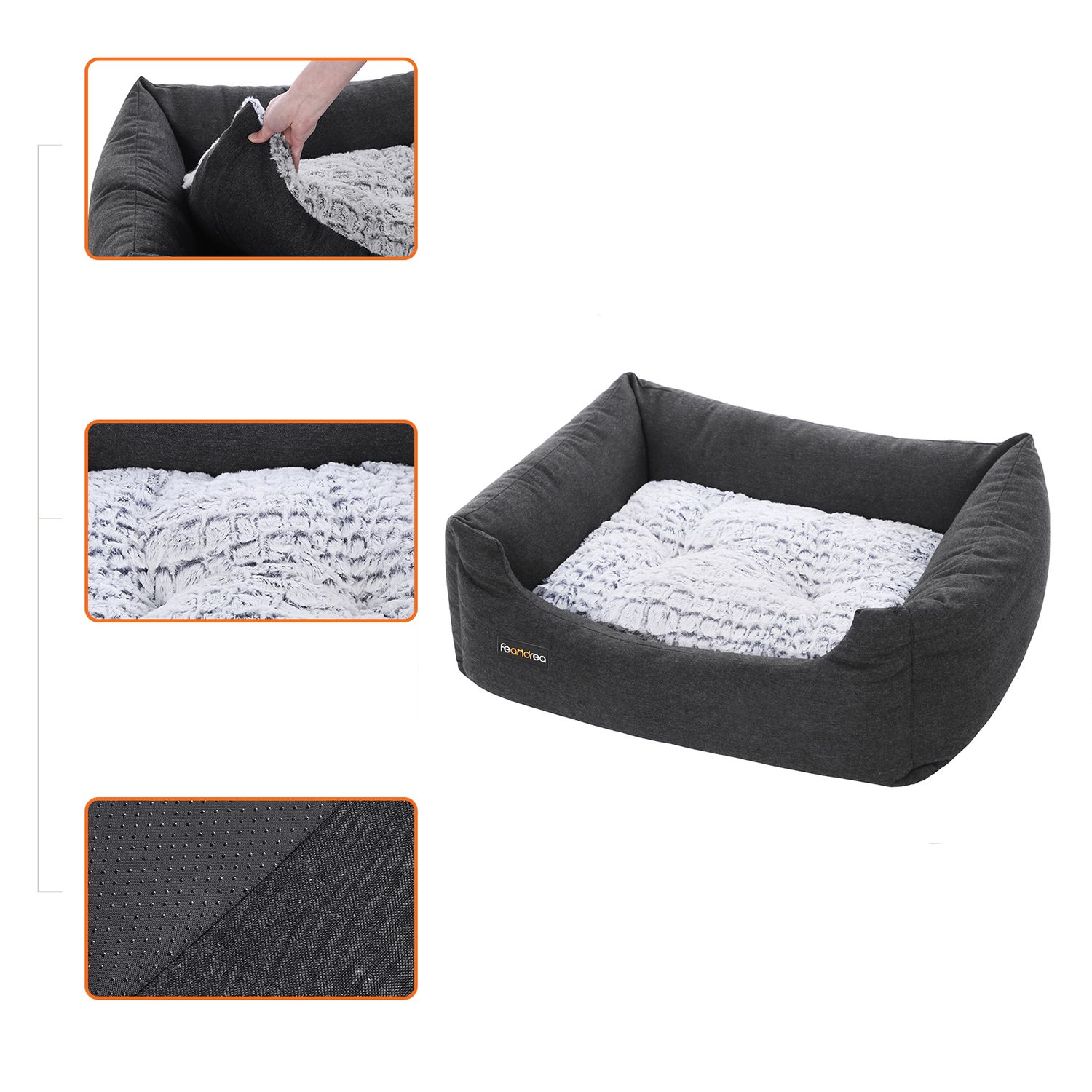 Feandrea koiranpeti käännettävällä tyynyllä 60 x 50 x 20 cm - Image 10
