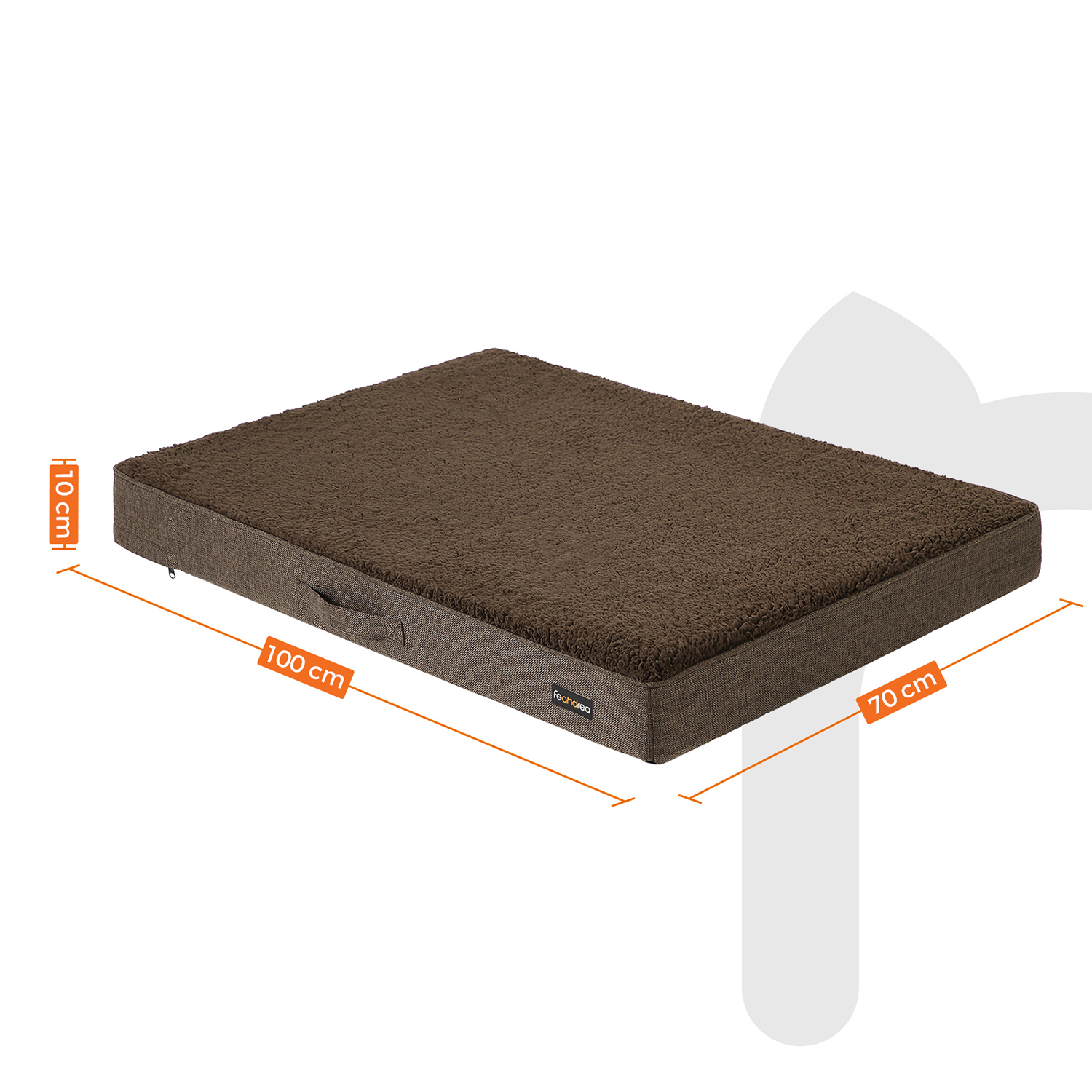 Feandrea B07X9LXWTW Ortopediskt hundkudde 100 x 70 x 10 cm - Bild 8