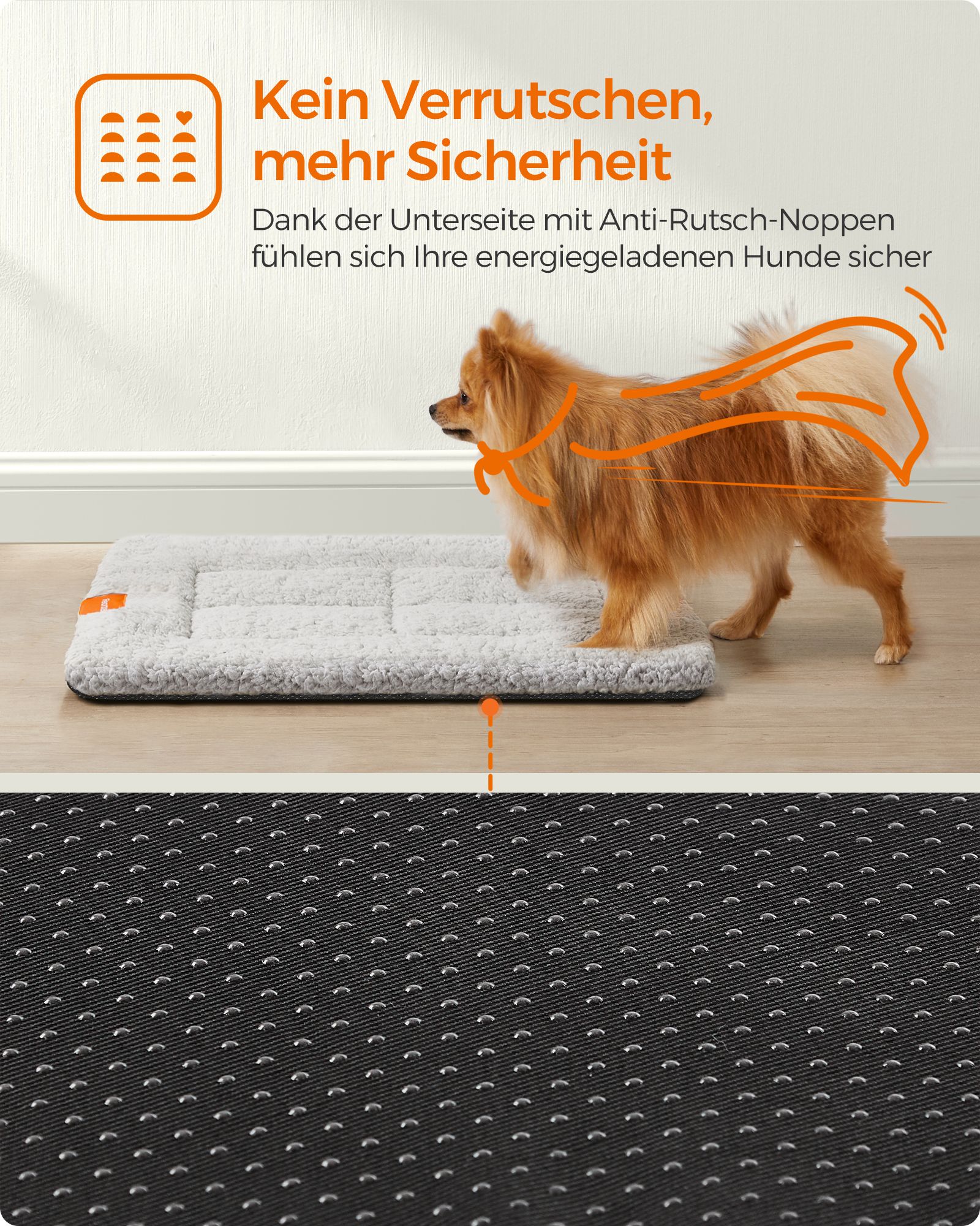 Feandrea koiranpeite 60 x 45 cm konepestävä koko S - Image 4