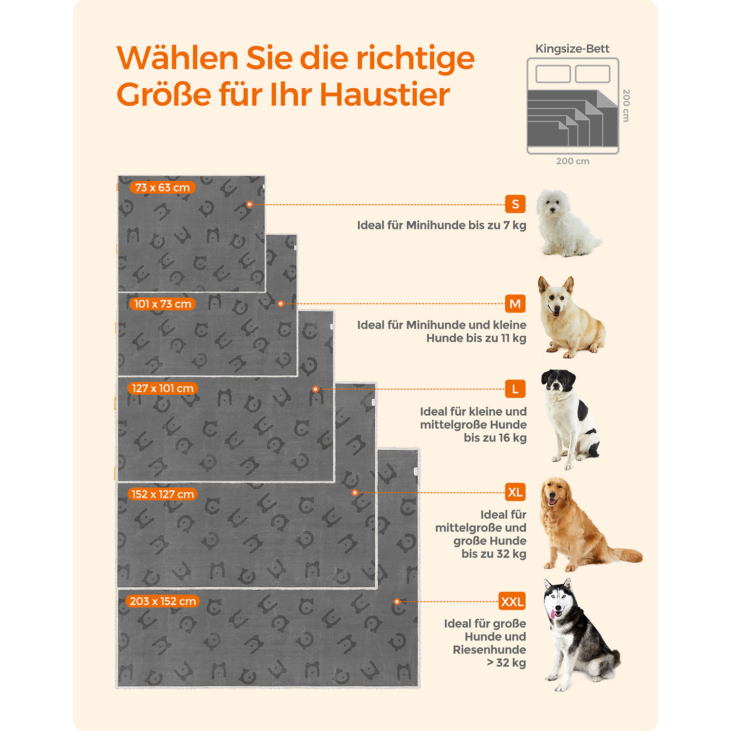 Feandrea koiranpeite, vedenpitävä 101 x 73 cm - Image 7