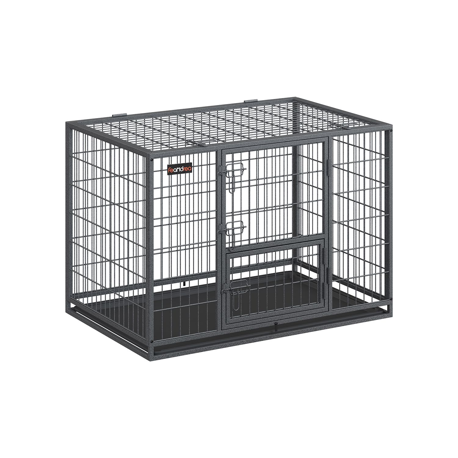 Feandrea koirankoppi, erittäin kestävä 107 x 70 x 75 cm, harmaa