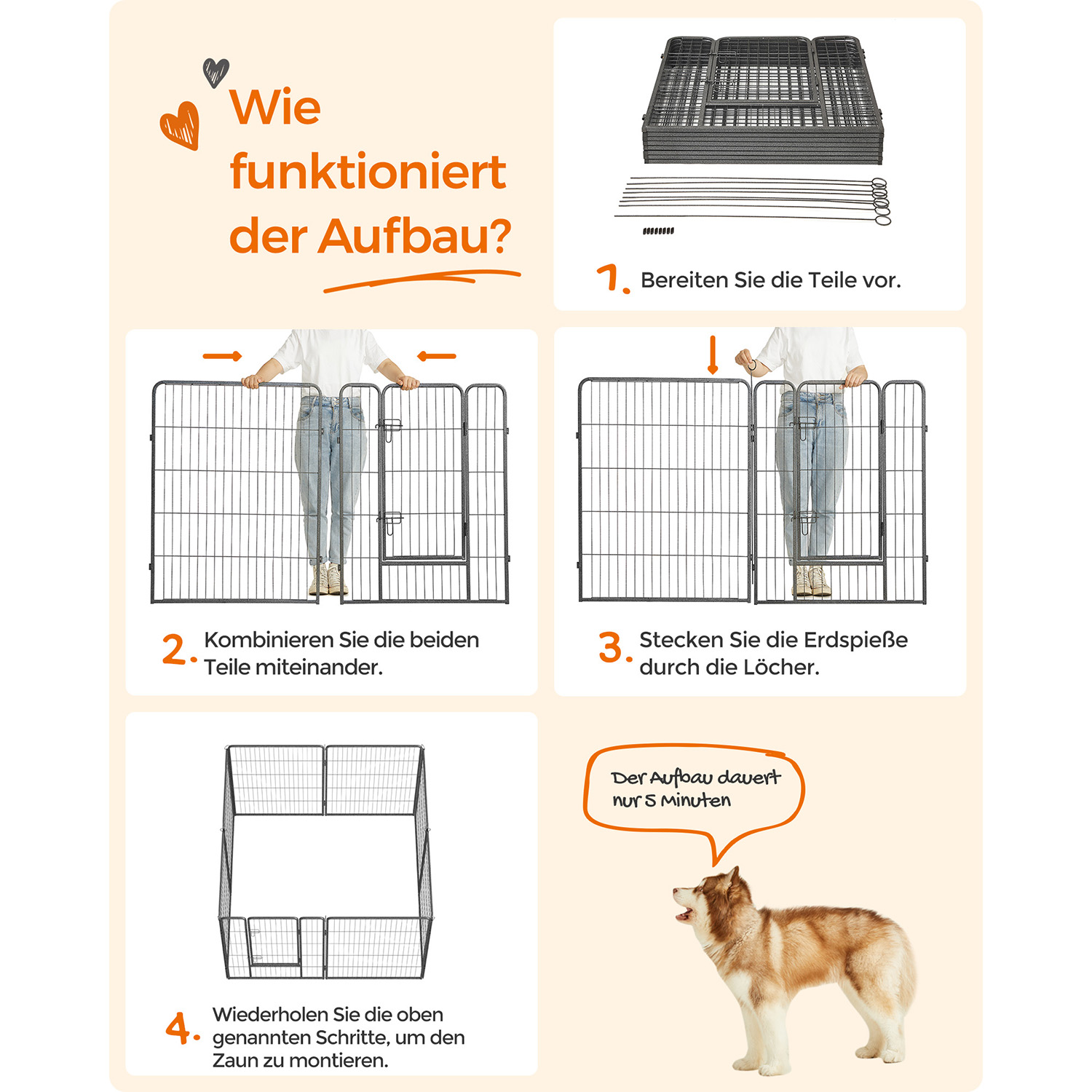 Feandrea 8-kantig utomhusbur - Bild 7