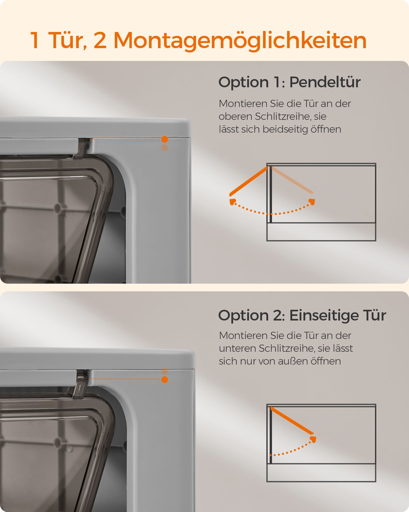 Feandrea kissanhiekkalaatikko kannella ja lapioilla, tilava, antrasiitinharmaa-kyyhkynharmaa - Image 7