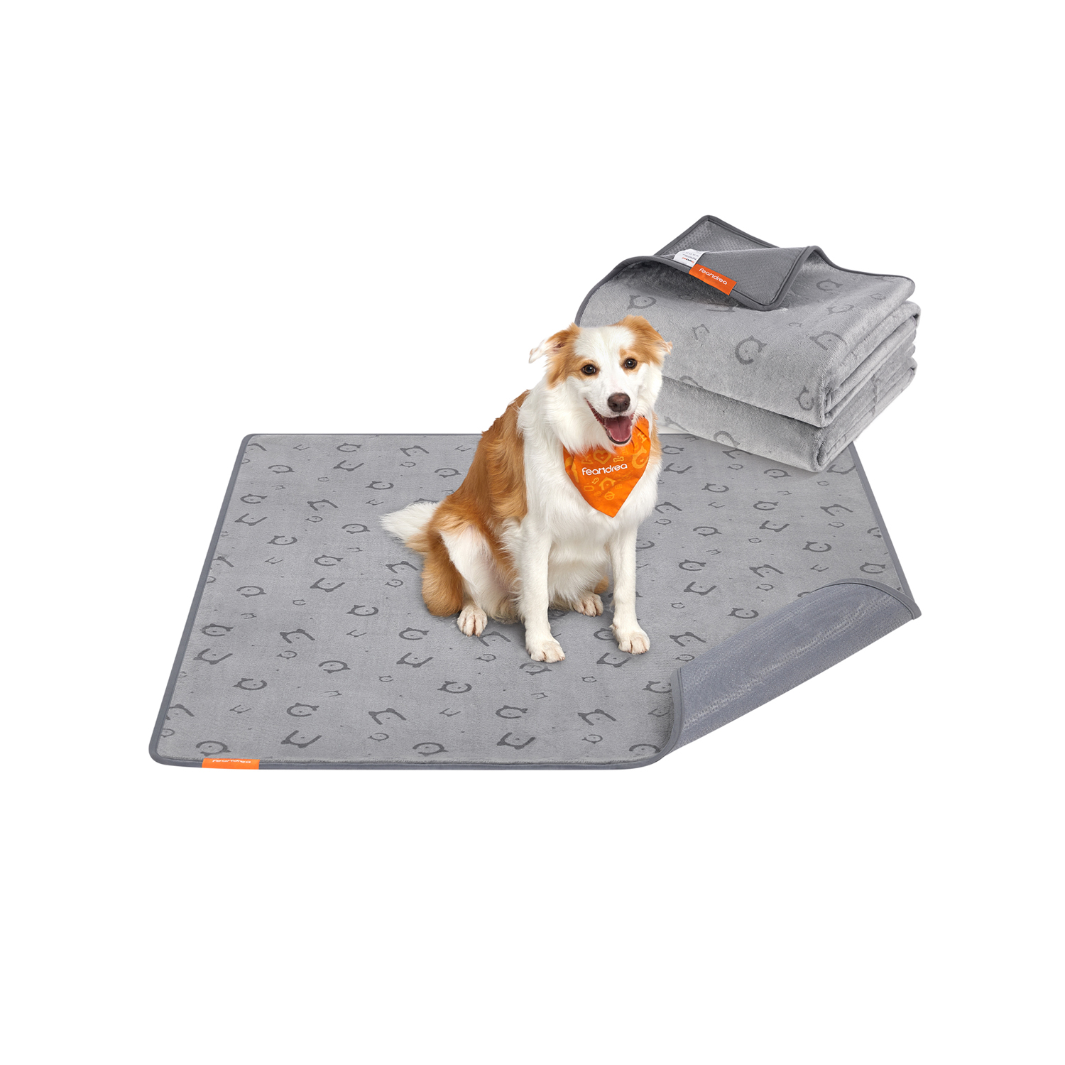 Feandrea hvalpeunderlag, vaskbart, 2-pak, 152 x 122 cm, duvegr?