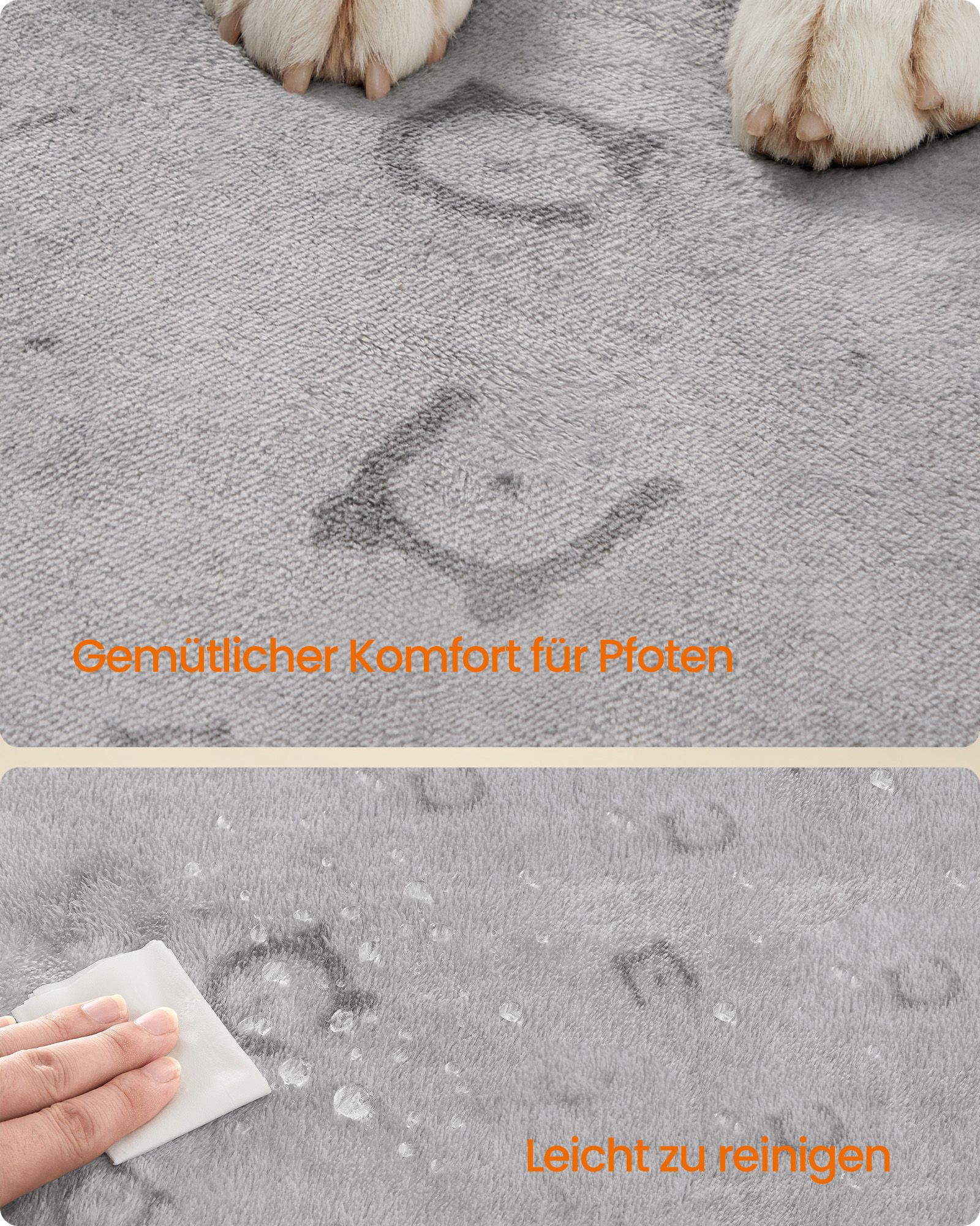 Feandrea hvalpeunderlag, vaskbart, 2-pak, 152 x 122 cm, duvegr? - Billede 4