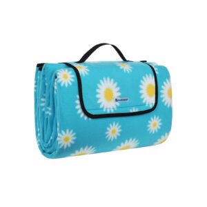 SONGMICS Picnict?ppe Flanell Margeriten XXL