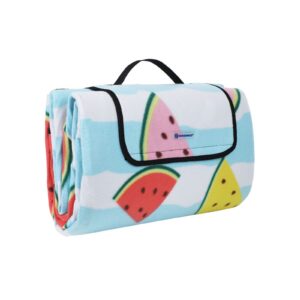 SONGMICS Picnict?ppe Flanell Melonen XXL