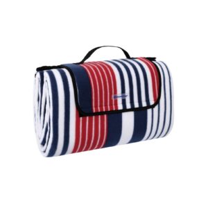 SONGMICS Picnict?ppe Flannel Stripes XXL