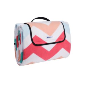 SONGMICS Picnict?ppe Flannel ZickZack XXL