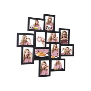 SONGMICS billedrammecollage 12 fotos sort