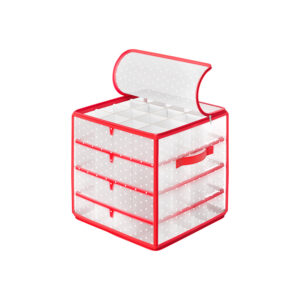 SONGMICS förvaringslåda för julgranskulor