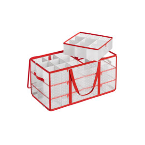 SONGMICS Christmas baubles storage