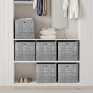 SONGMICS 6 opbevaringskasser, opbevaringsbokse, organiseringsbokse