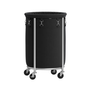 Laundry basket with wheels