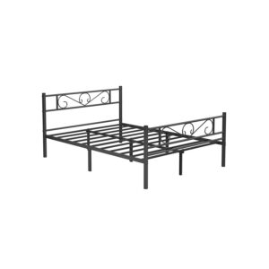 VASAGLE metal double bed frame