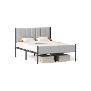 VASAGLE parivuode 140 x 200 cm, teräslatta, harmaasävyinen