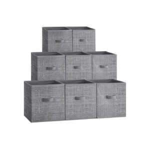 SONGMICS Förvaringsbox 8-pack i non-woven-tyg