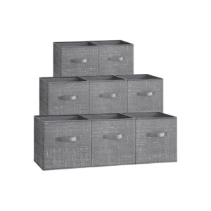 SONGMICS förvaringsbox 8-pack i non-woven-tyg 30 x 30 x 30 cm