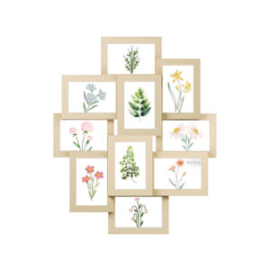 SONGMICS billedramme-collage til 10 x 15 cm billeder naturbeige