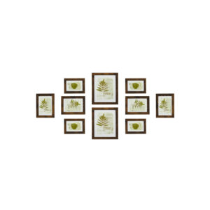 SONGMICS billedrammer, 10 stk. s?t, vintagebrun