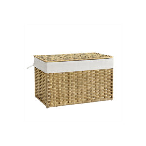 SONGMICS 105-liter laundry basket made of synthetic rattan