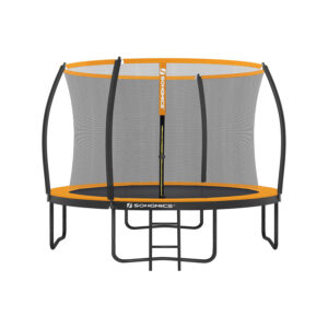 SONGMICS trampolin ? 305 cm sort-orange