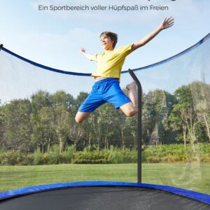 SONGMICS trampolin 366 cm m?rkebl?