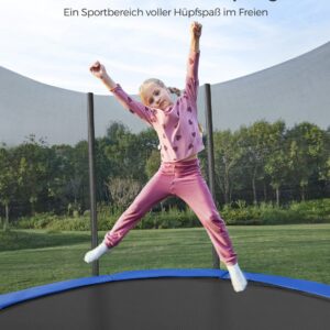 SONGMICS trampolin med net ? 427 cm