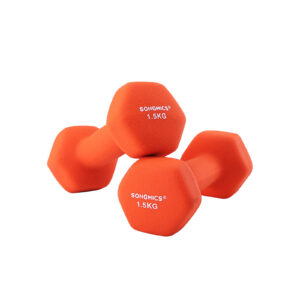 SONGMICS h?ndv?gte 2 x 1,5 kg orange