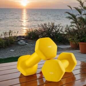 SONGMICS h?ndv?gte, s?t med 2, 2 x 1 kg