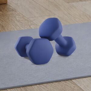 SONGMICS h?ndv?gte, s?t med 2, 2 x 5 kg